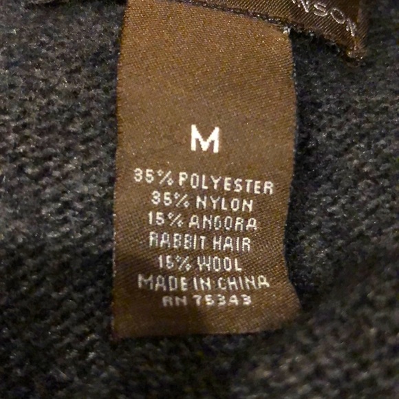 Fenn Wright Manson Cowl Neck Angora Sweater Gray M - Picture 9 of 9